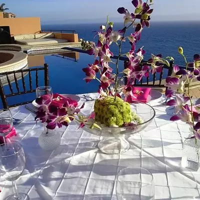 Dendrobium Fiucsa Orquid Center Piece 1