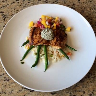 Grilled Fish with Seaweed Butter